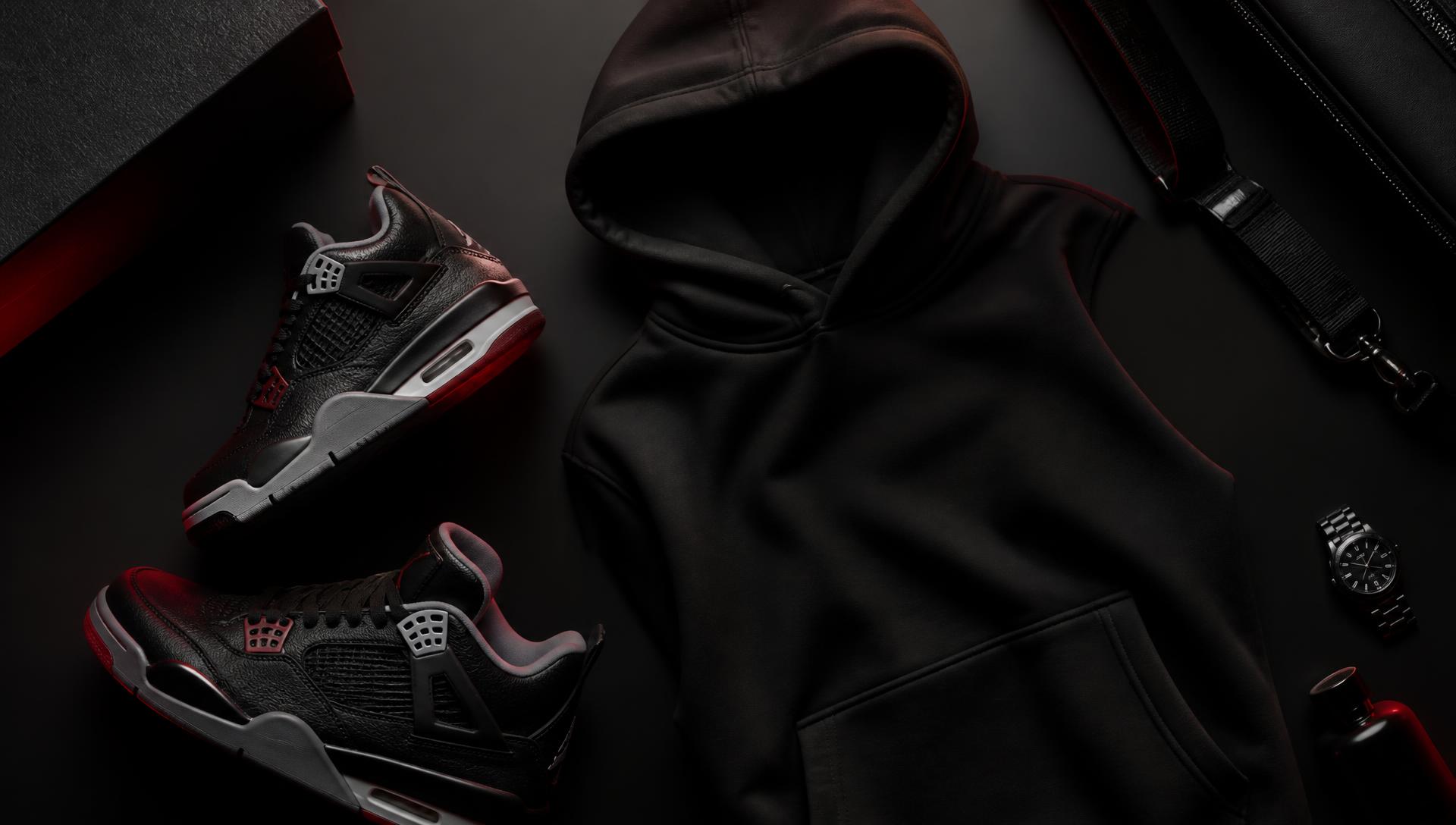 Curated streetwear collection featuring sneakers, hoodies, and accessories